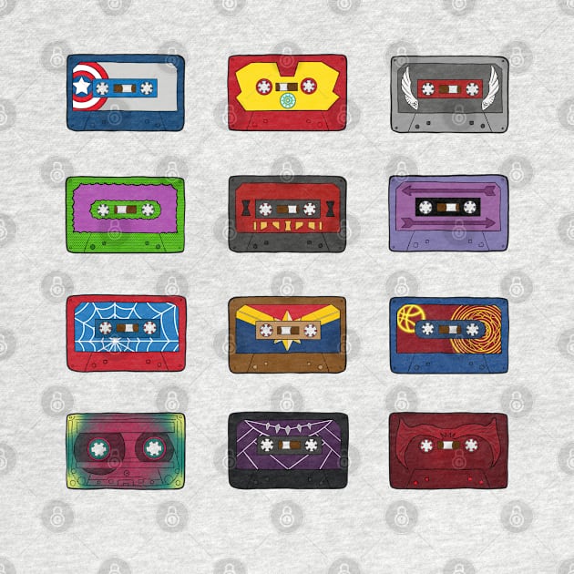 Superhero Mixtape by CupcakeCandice